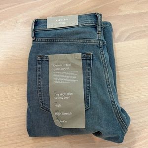 NWT Everlane High Rise Skinny 27 Ankle